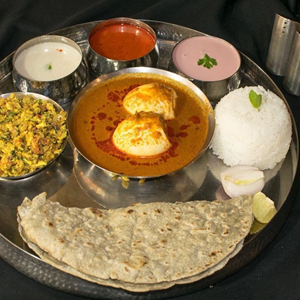 Egg Deluxe Thali